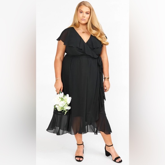 Show Me Your MuMu Dresses & Skirts - Show Me Your MuMu Jess Wrap Dress, XXL, LIKE NEW